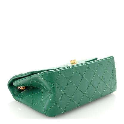 Chanel Aged Calfskin Quilted 2.55 Reissue Mini Flap Green 4 of 11