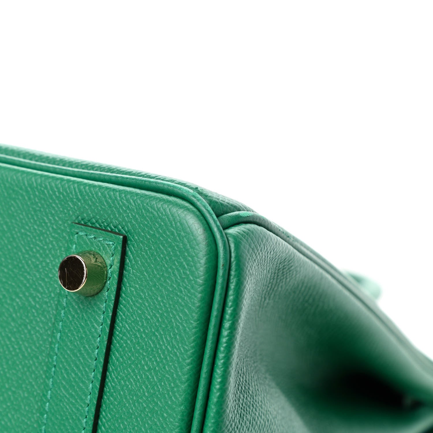 Hermes Epsom Birkin 30 Vert Vertigo 11 of 14
