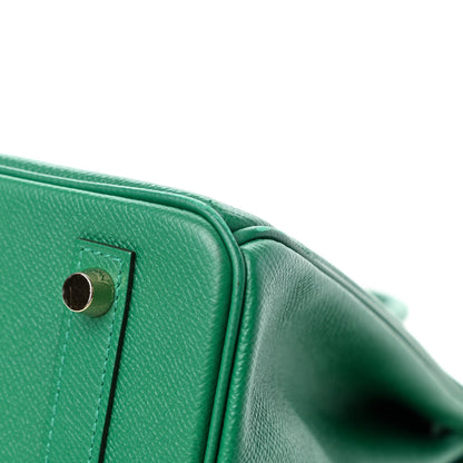 Hermes Epsom Birkin 30 Vert Vertigo 11 of 14