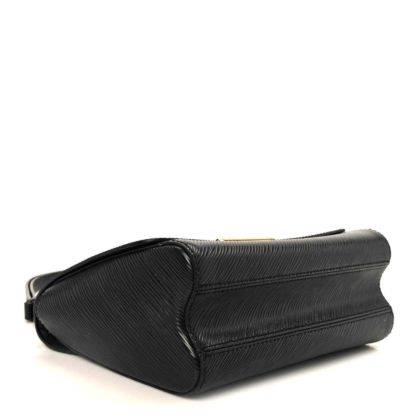 Epi Twist Braided Strap Shoulder Bag MM Black