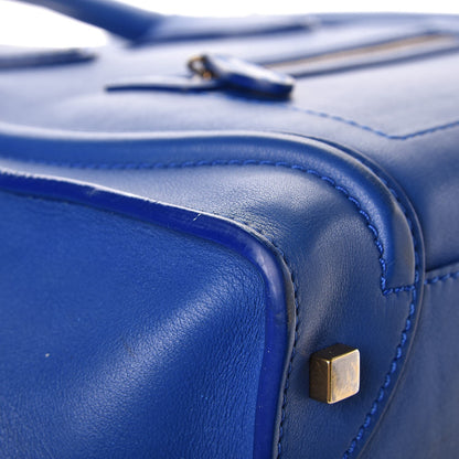 Celine Smooth Calfskin Mini Luggage Royal Blue 14 of 28