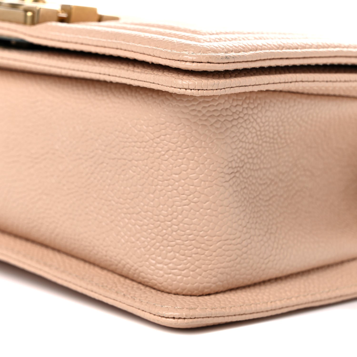 Chanel Caviar Quilted Small Boy Flap Beige Beige 9 of 9