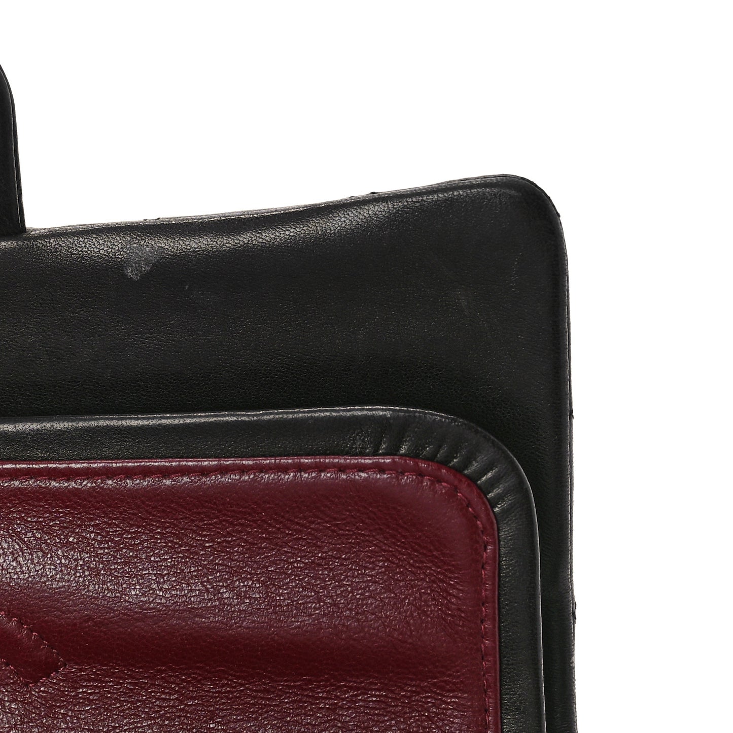 Lambskin Quilted Small Double Flap Black