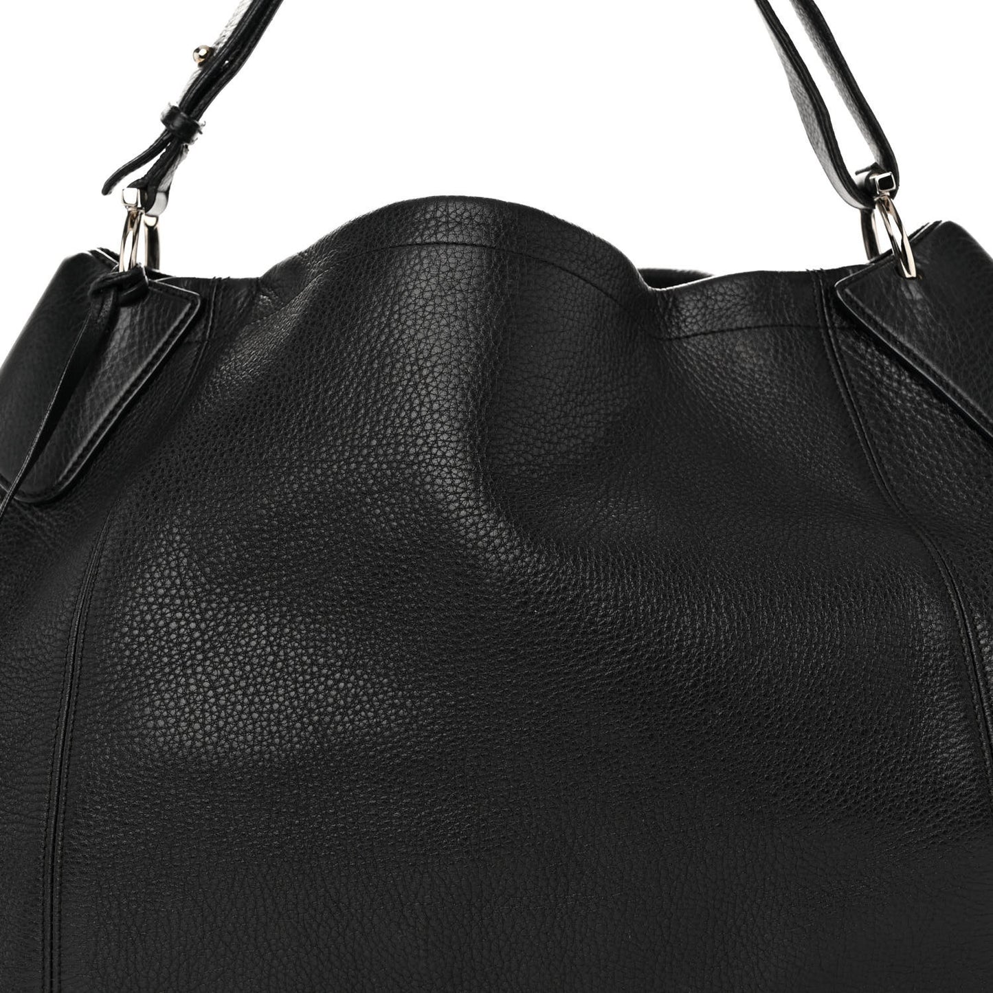 Calfskin Hobo Black