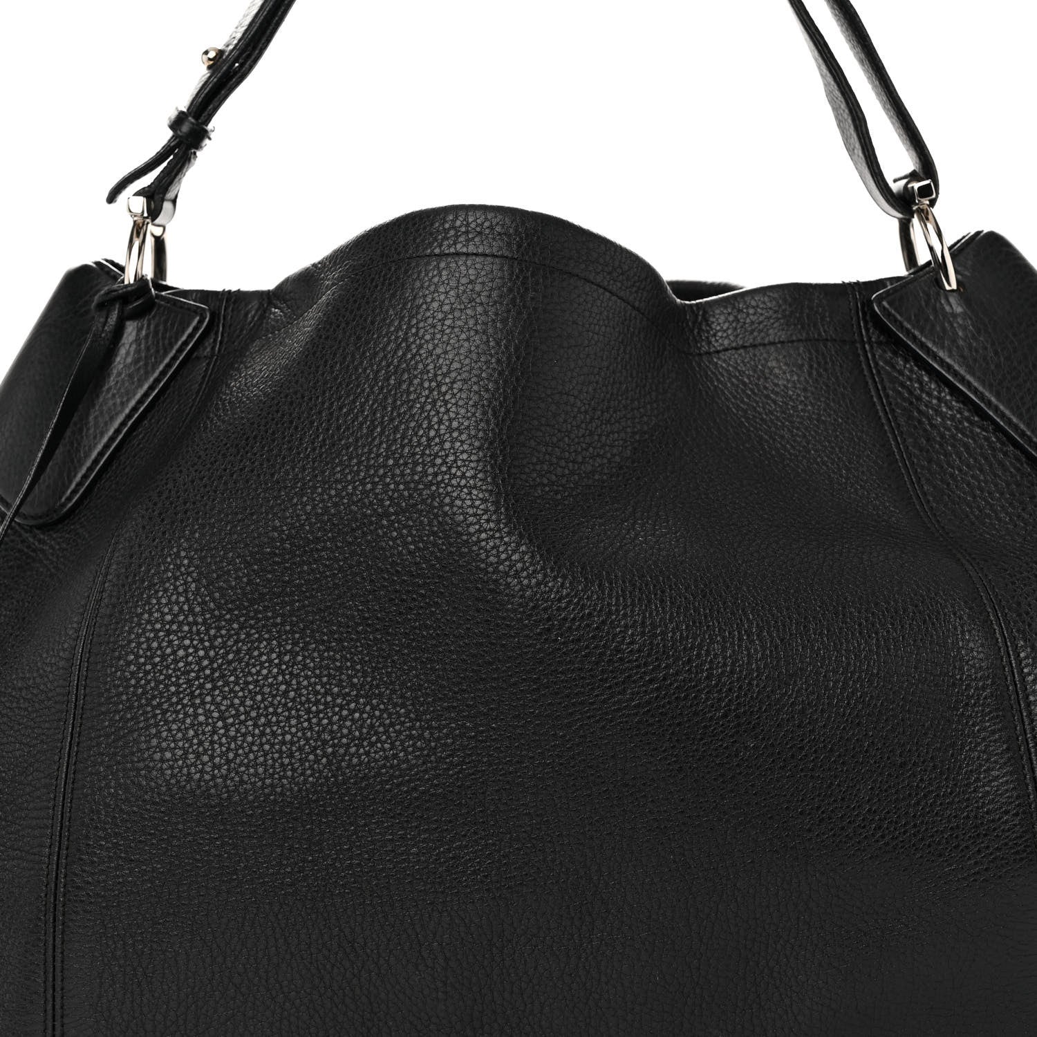 Salvatore Ferragamo Calfskin Hobo Black 9 of 14