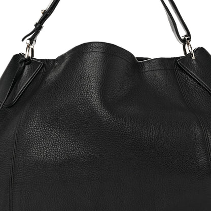 Salvatore Ferragamo Calfskin Hobo Black 9 of 14