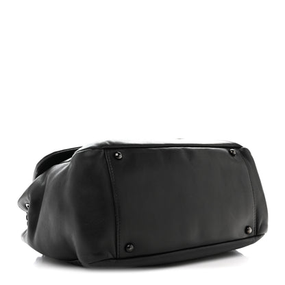 Chanel Lambskin Studded Accordion CC Flap Black 4 of 13
