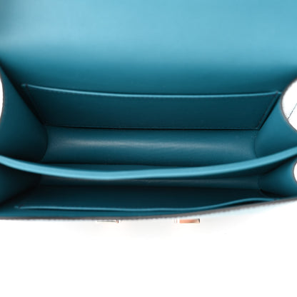 Hermes Lizard Constance 18 Bleu Petrole 6 of 11