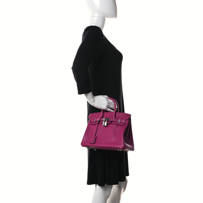 Hermes Swift Birkin 25 Rose Pourpre 2 of 34