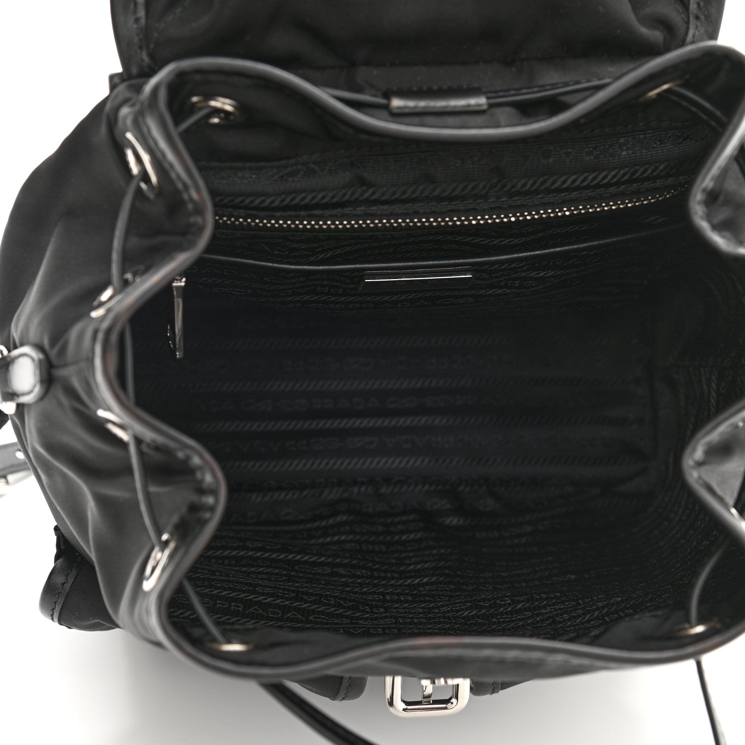 Prada Tessuto Nylon Vela Backpack Black 5 of 10