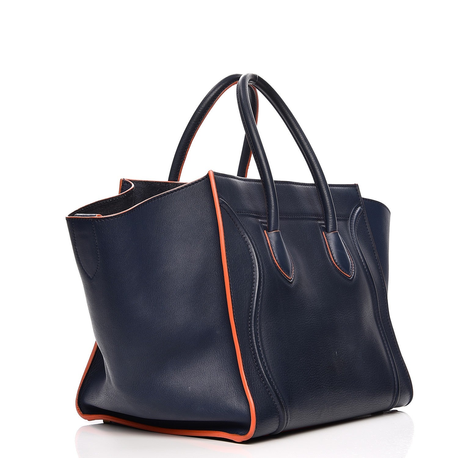 Celine Supple Calfskin Small Phantom Luggage Midnight 3 of 12