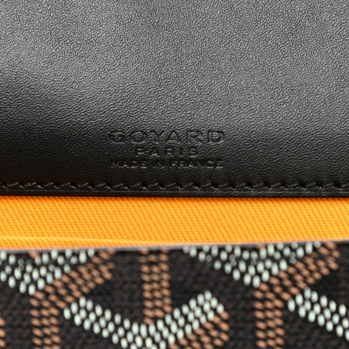 Goyardine Monte Carlo Mini Phone Case Black