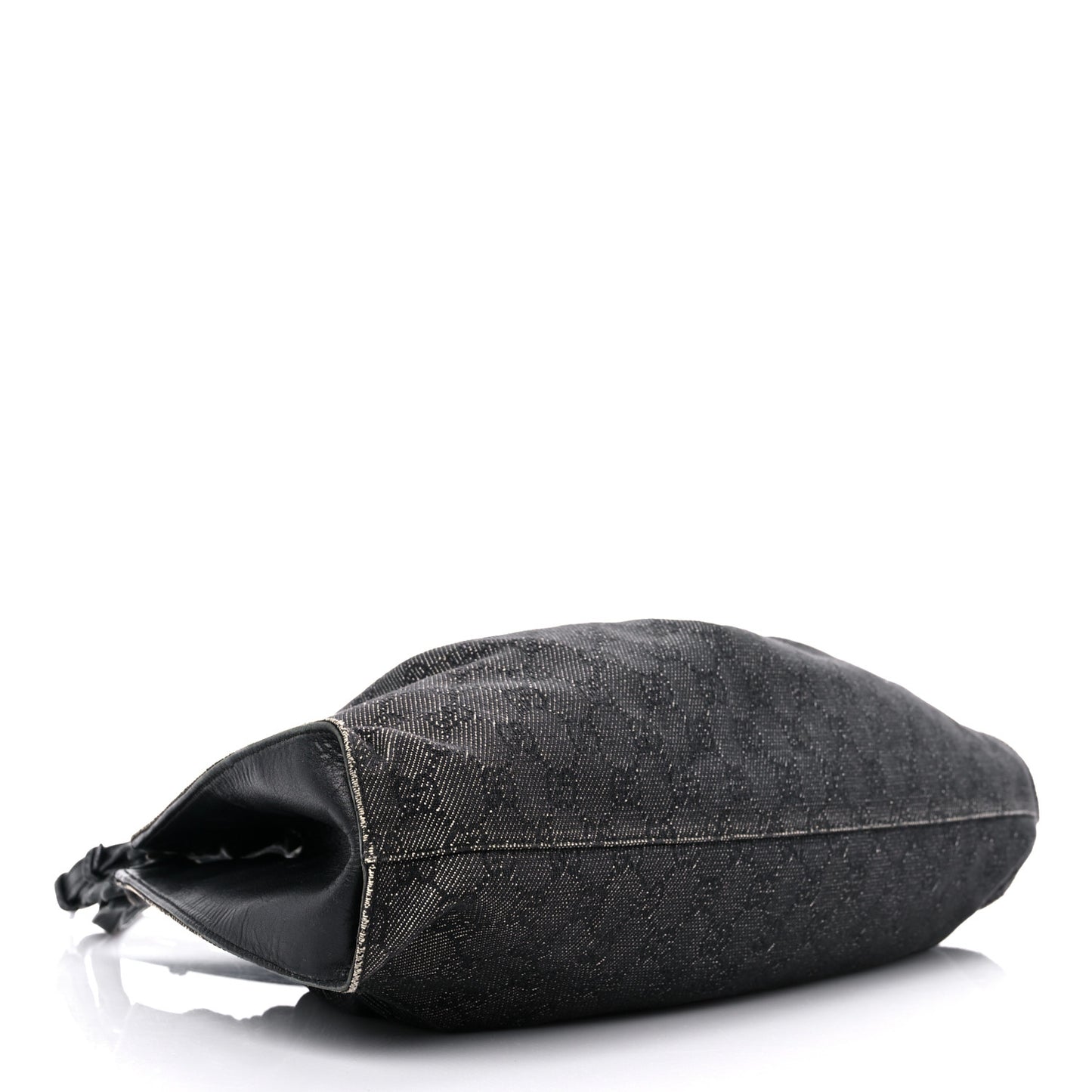 Denim Monogram Hobo Black