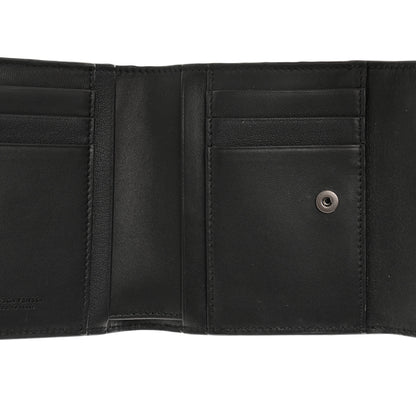 Bottega Veneta Nappa Intrecciato Trifold Wallet Black 5 of 10
