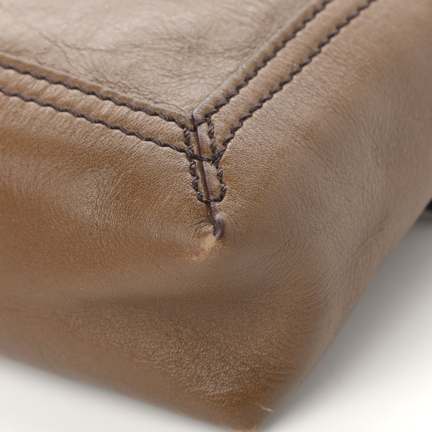 Vitello Acqua Maxi Baguette Bag Saddler