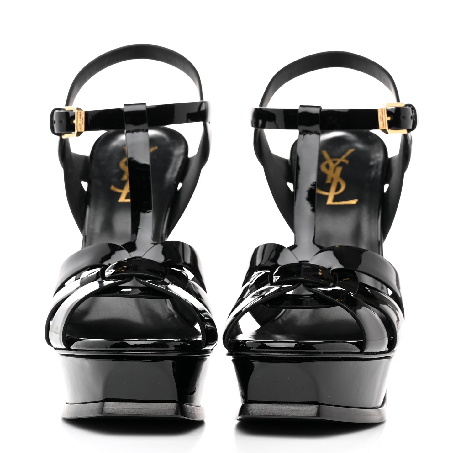 Patent Tribute 105 Platform Sandals 36 Black