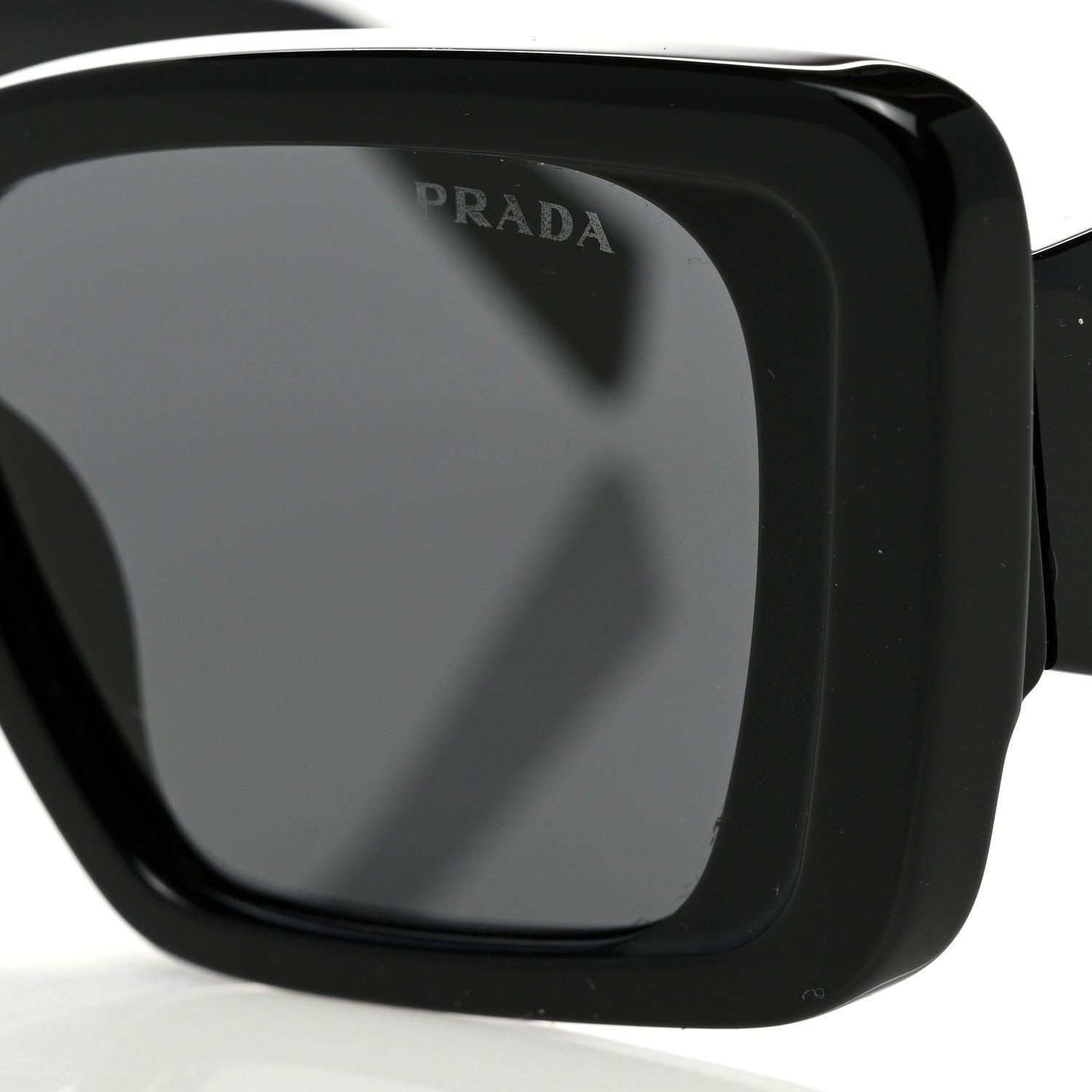 Prada Acetate Symbole Sunglasses SPR 08Y Black 7 of 7