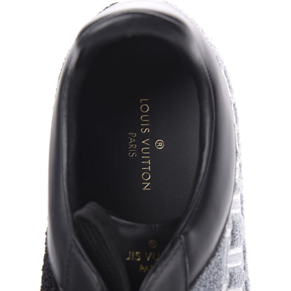 Louis Vuitton Calfskin Luxembourg Sneakers 10 Black Grey 7 of 7