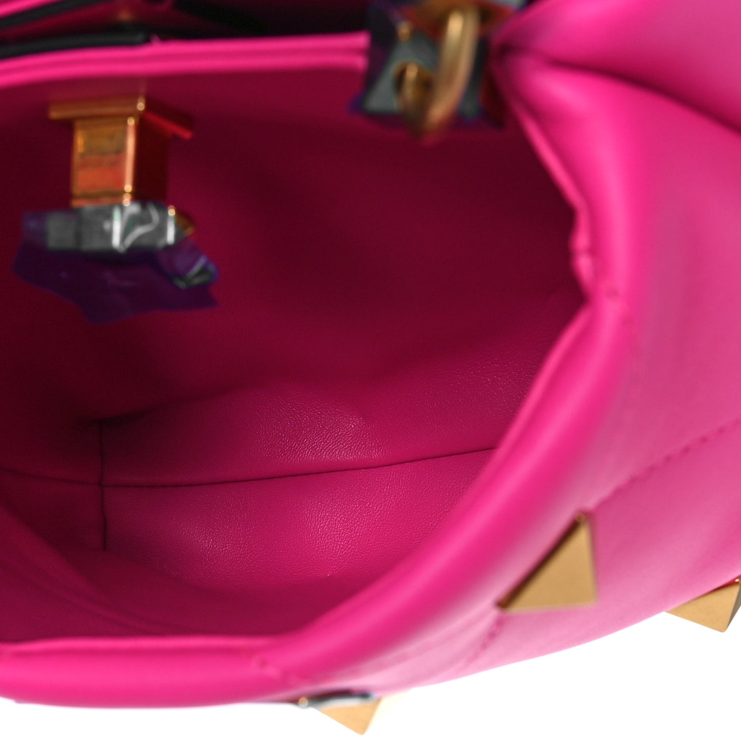 Nappa Small Roman Stud The Handle Bag Pink PP
