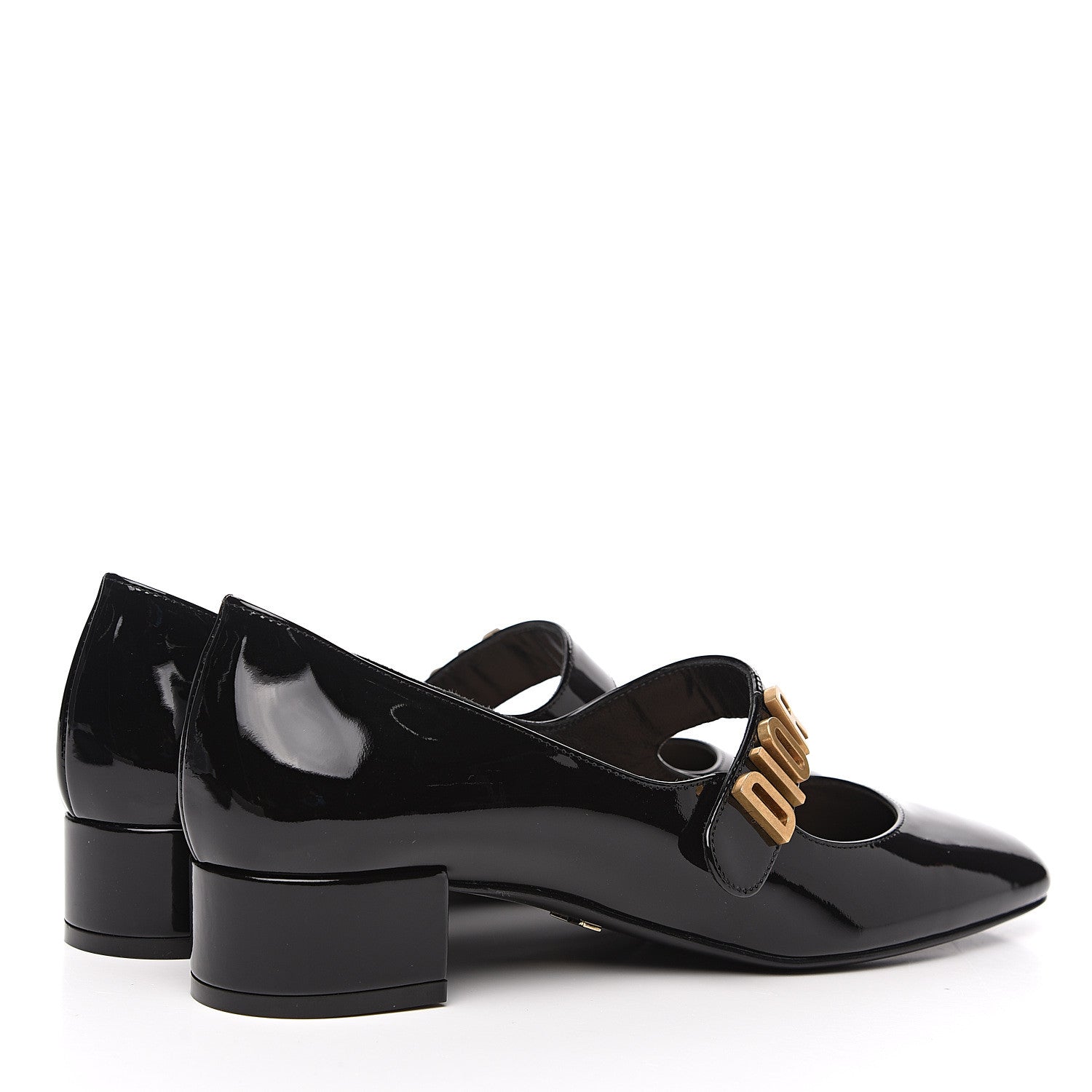 Christian Dior Patent Baby-D Ballet Pumps 39 Black 4 of 9