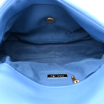 Chanel Lambskin Quilted Large Chanel 19 Flap Blue 5 of 10