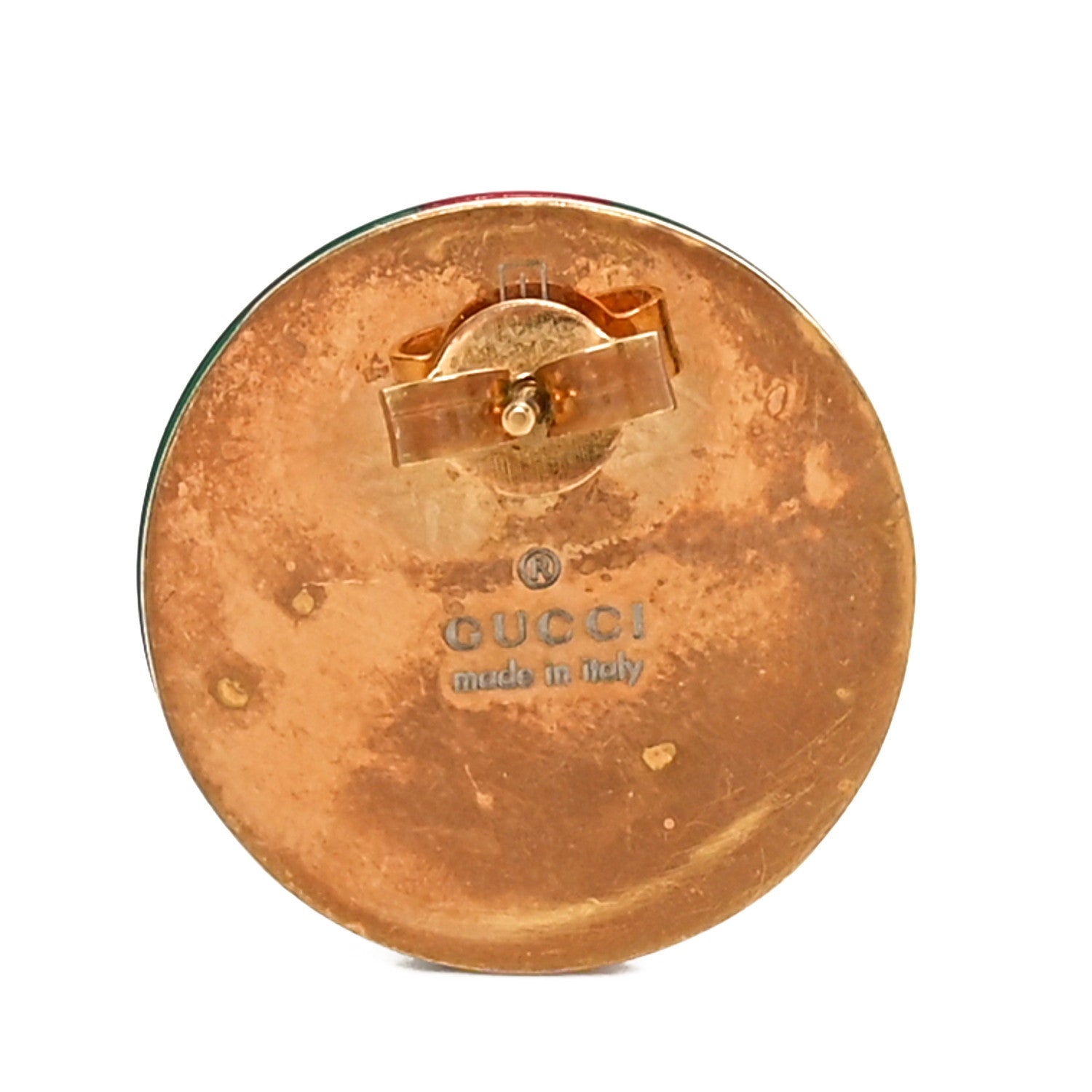 Gucci Resin Web Stud Earrings 4 of 4