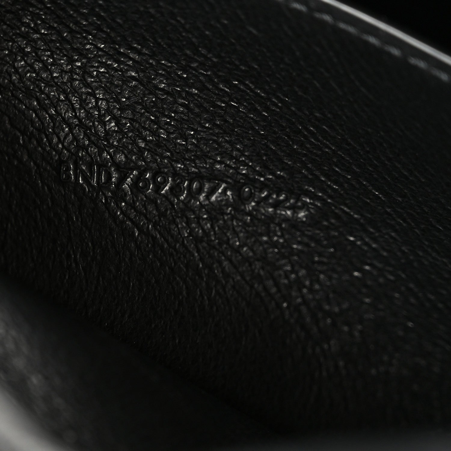 Saint Laurent Grained Lambskin Cassandre Envelope Pouch Black 7 of 8
