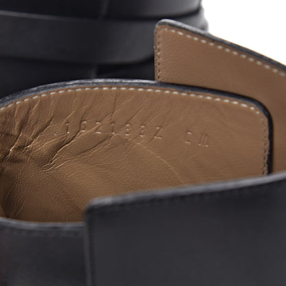 Hermes Calfskin Neo Low Boots 38 Black 8 of 10