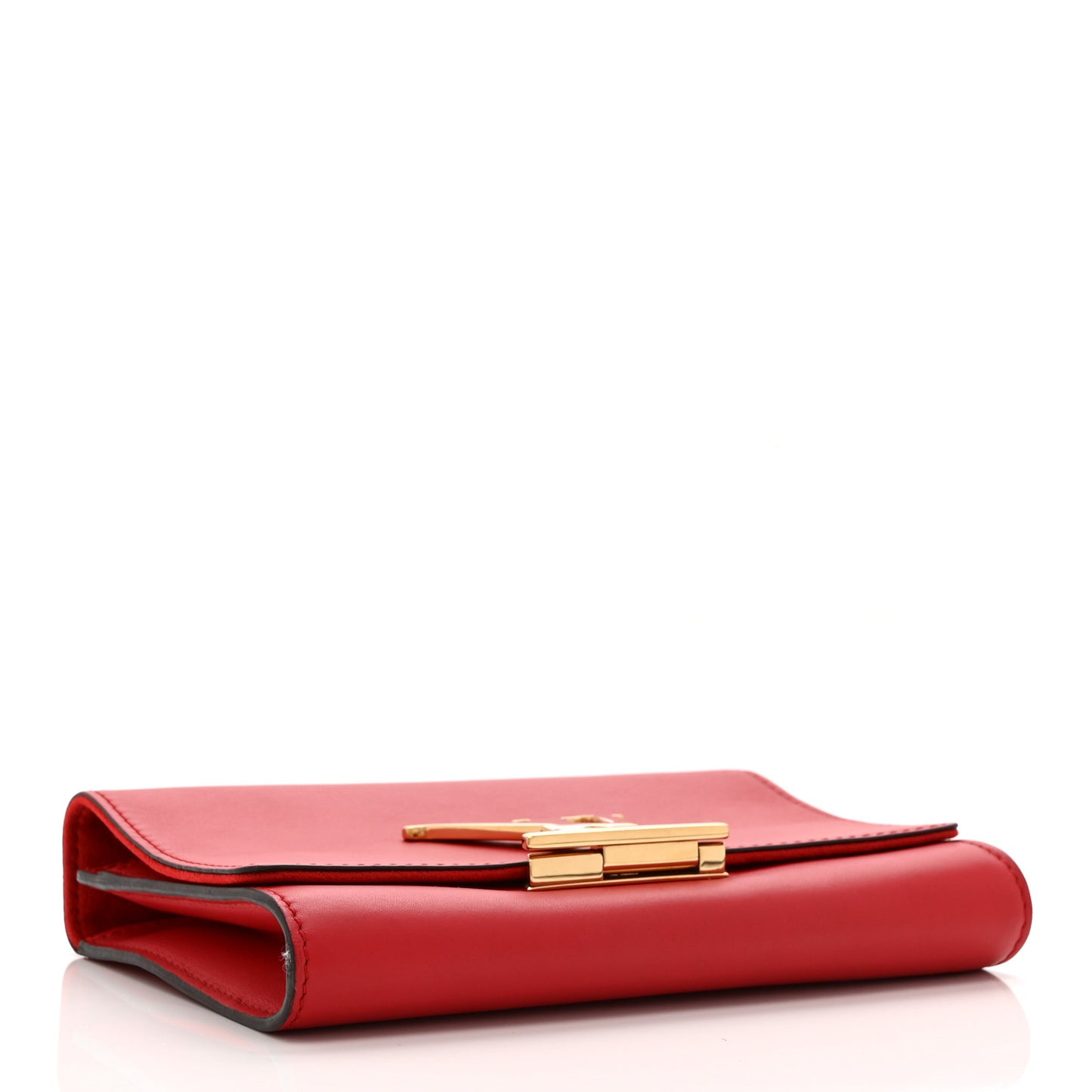 Calfskin Chain Louise MM Red