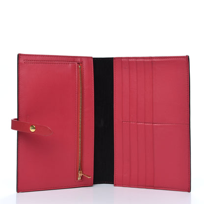 Celine Grained Calfskin Large Multifunction Strap Wallet Black 5 of 6