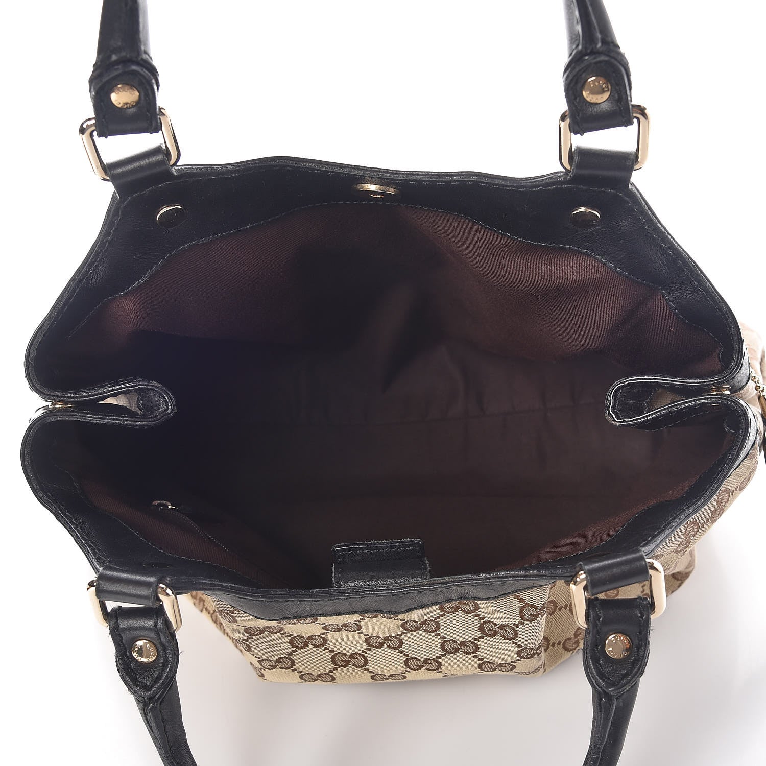 Gucci Monogram Medium Sukey Tote Beige Ebony Black 7 of 9