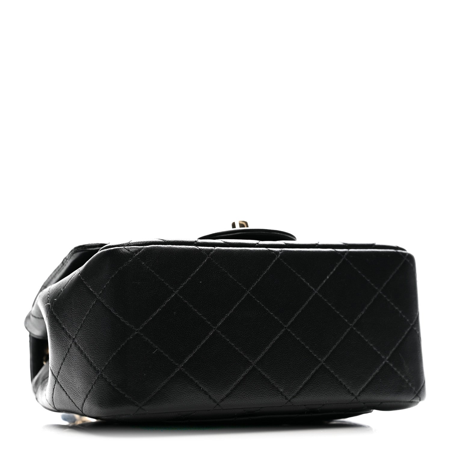 Chanel Lambskin Quilted Mini Square Flap Black 4 of 11