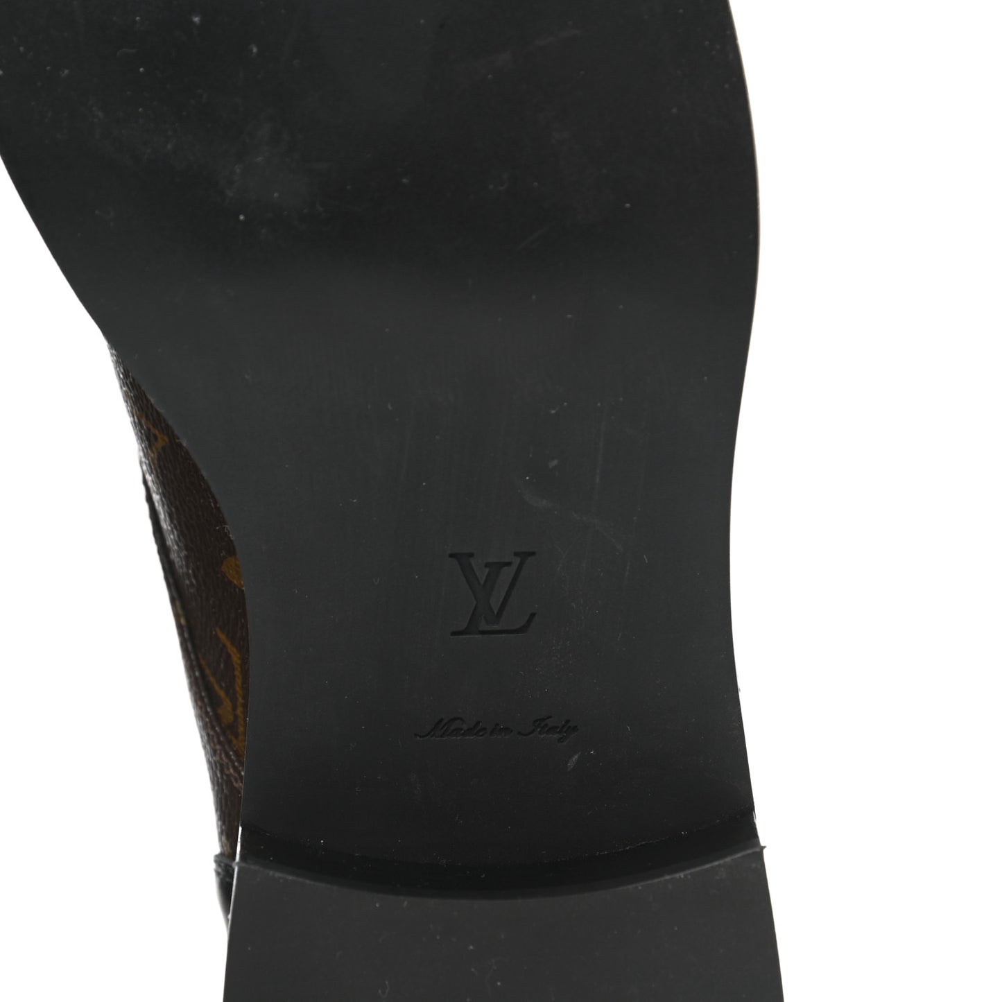 Calfskin Monogram Wonderland Flat Ranger Boots 39.5 Black