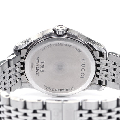 Gucci Stainless Steel Diamond 28mm G-Timeless Quartz Watch Black 4 of 6