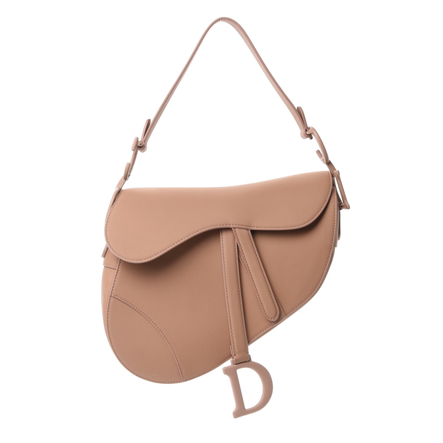 Christian Dior Ultra Matte Calfskin Saddle Bag Blush 1 of 11