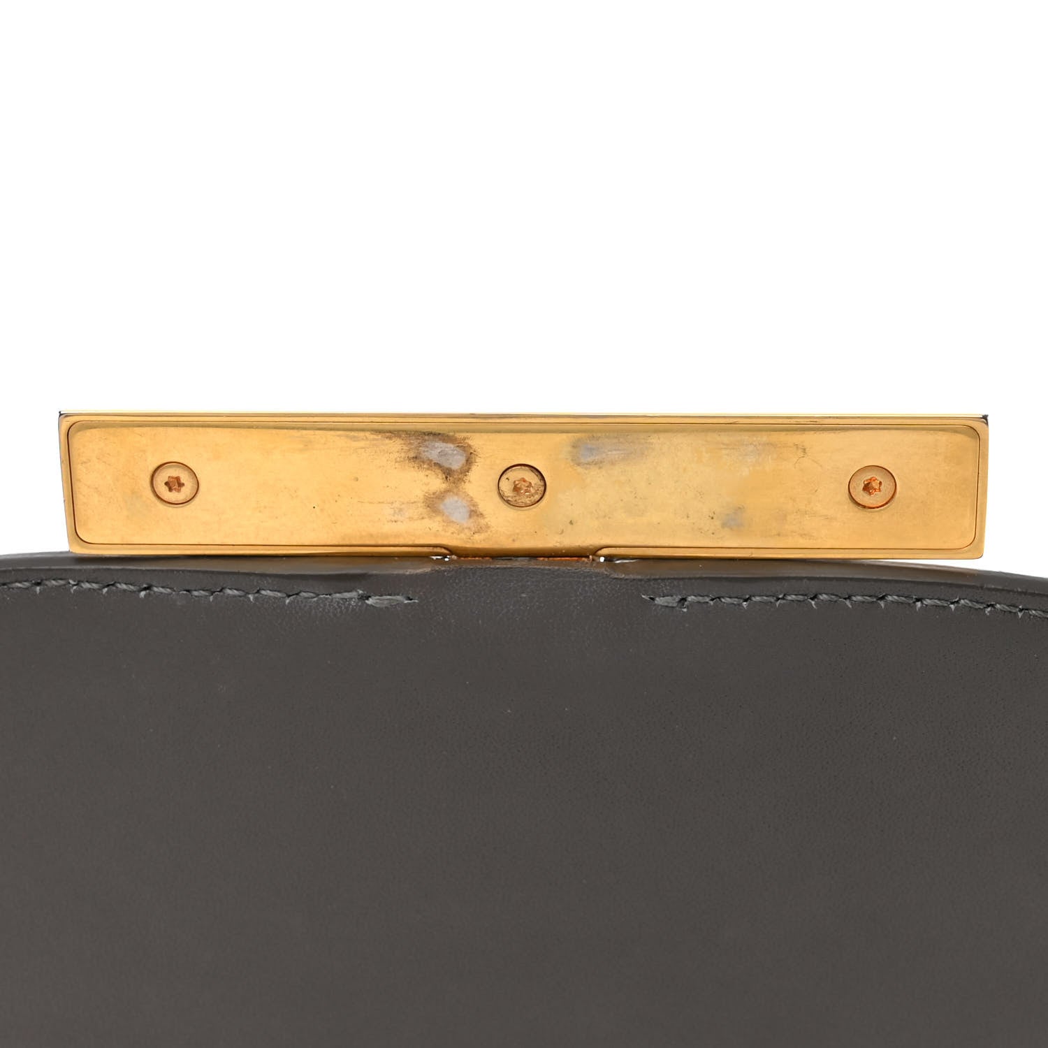 Tom Ford Calfskin Sasha Shoulder Bag Dark Grey 12 of 12