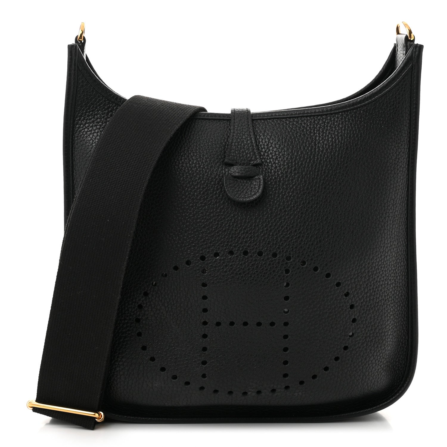 Hermes Taurillon Clemence Evelyne III PM Black 1 of 10
