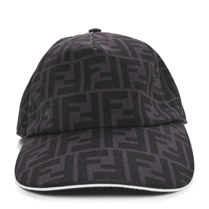 Fendi Canvas FF Reloaded Baseball Hat Black White 3 of 8