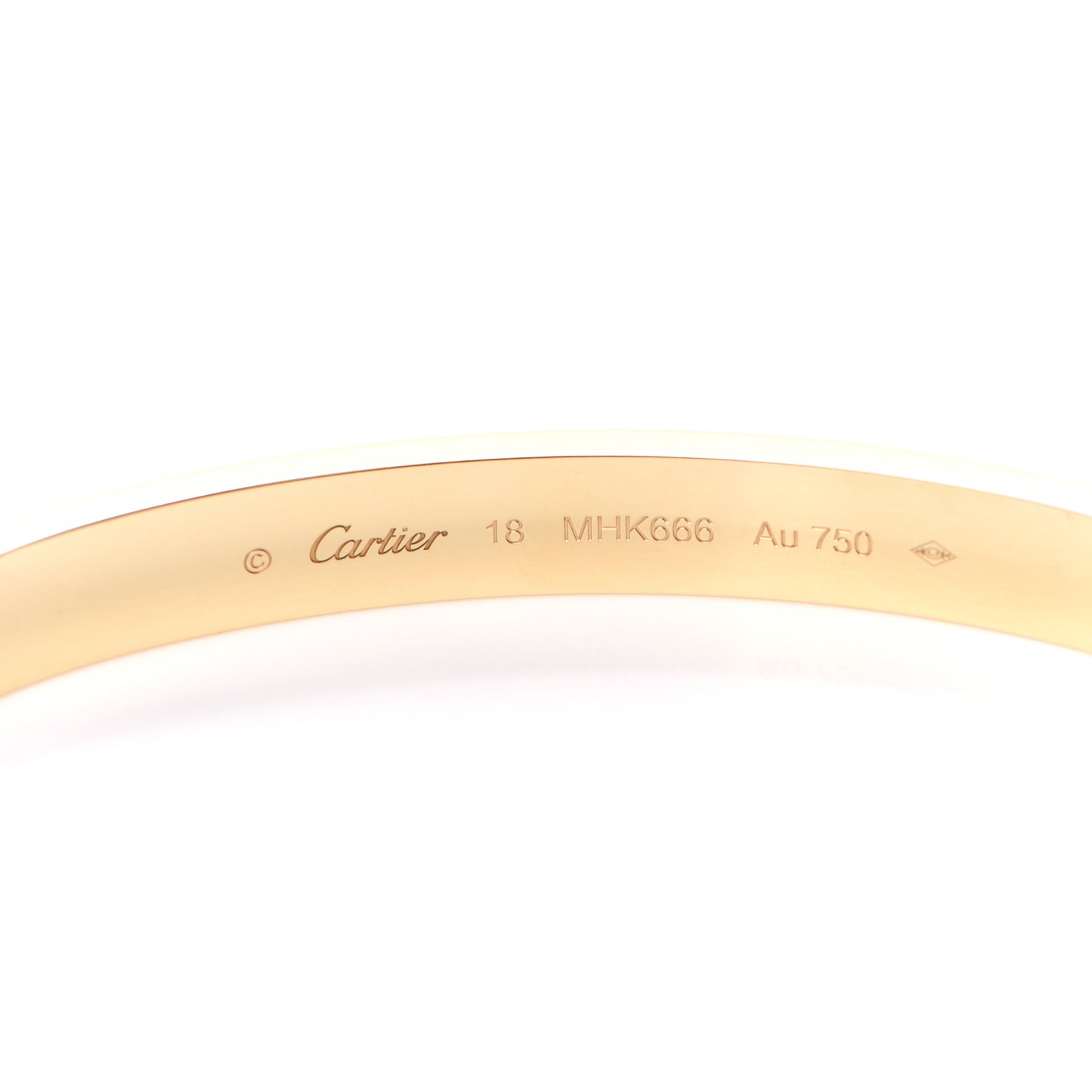 18K Yellow Gold LOVE Bracelet 18