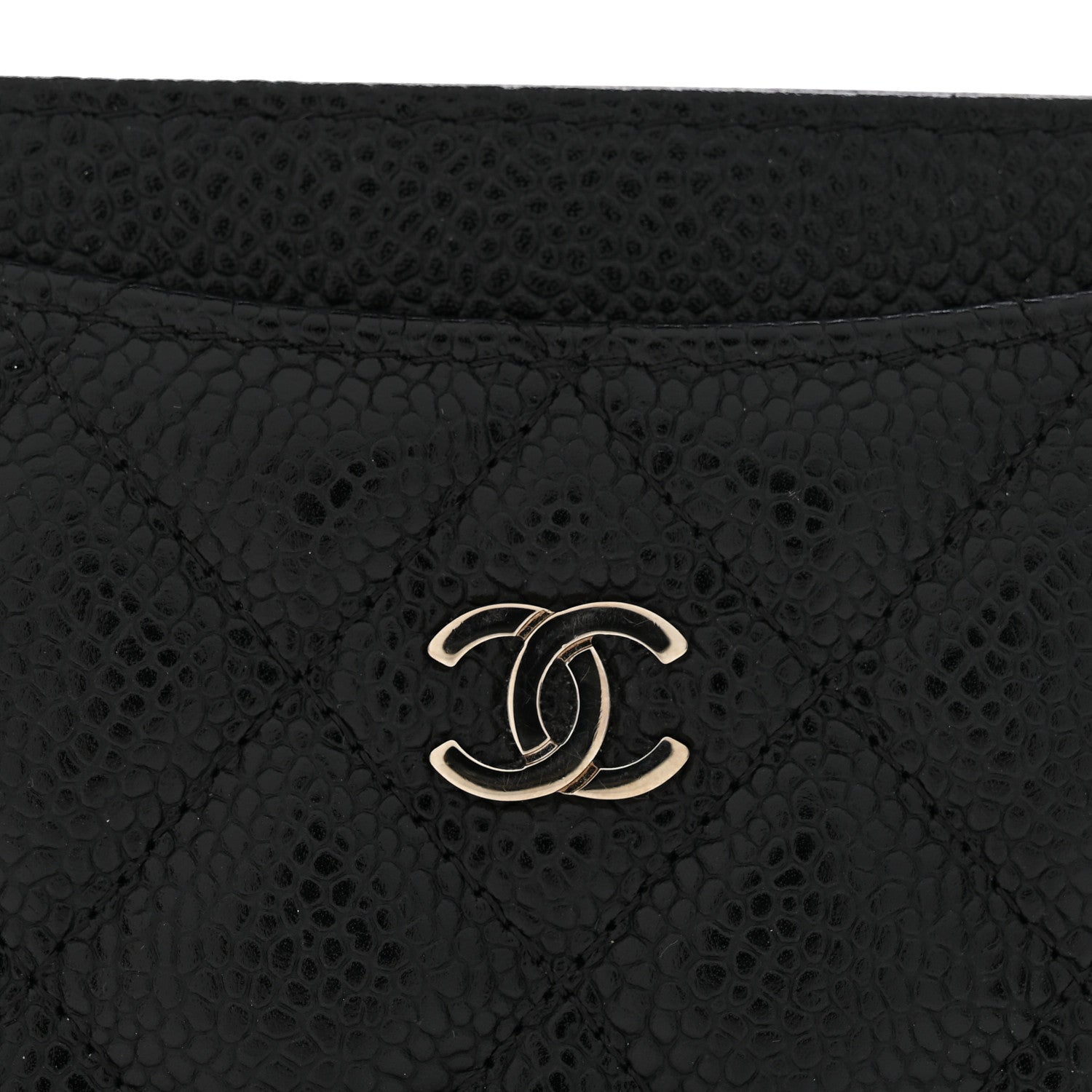 Chanel Caviar Quilted Card Holder Black 9 of 10