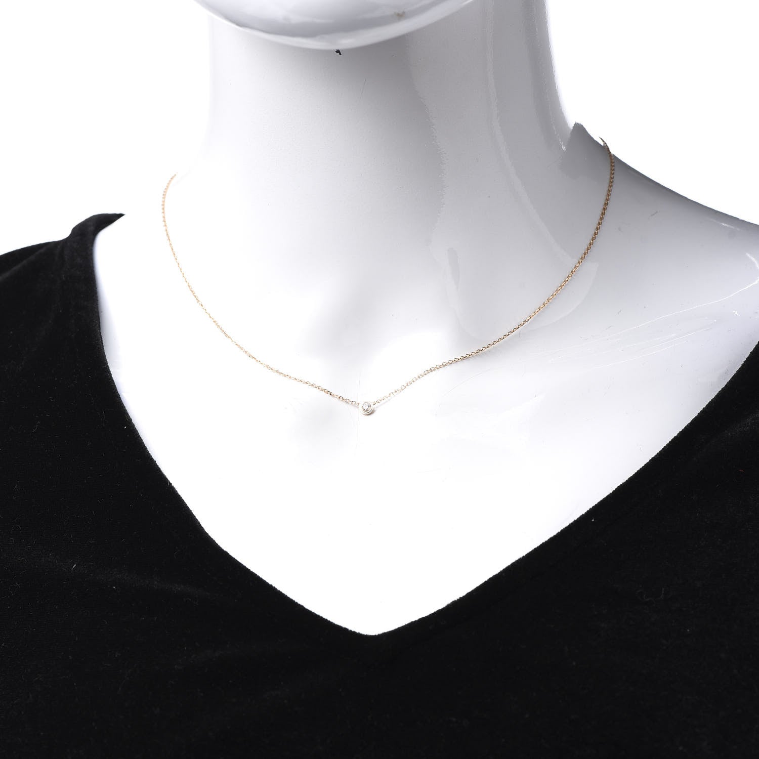 Cartier 18K Pink Gold Diamond XS D'Amour Pendant Necklace 2 of 6