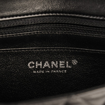 Chanel Lambskin Quilted Mini Rectangular Flap Black 6 of 7
