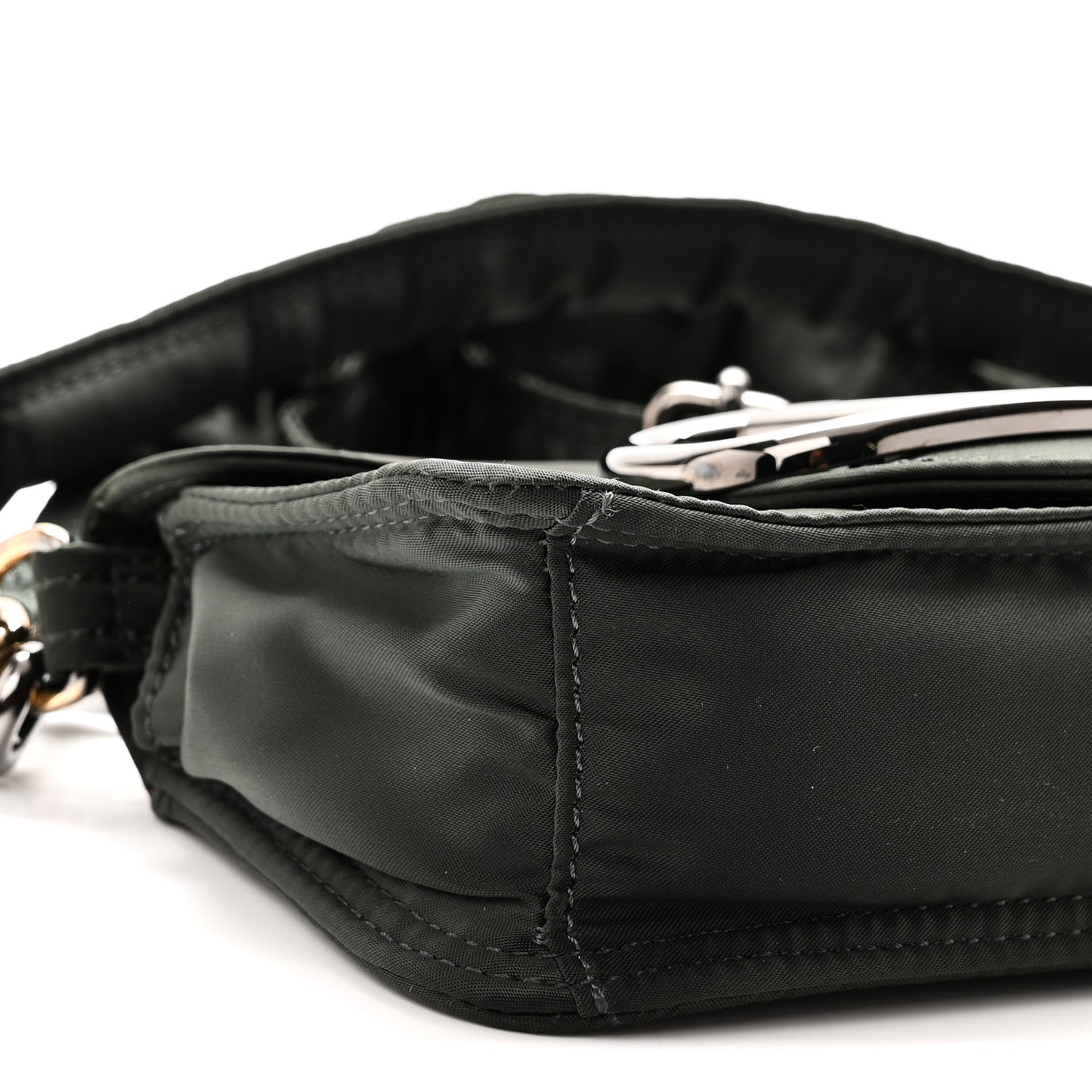 X PORTER Technical Fabric Vlogo Loco Small Crossbody Bag Khaki
