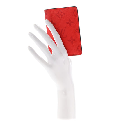 Louis Vuitton Taigarama Pocket Organizer NM Fire Red 2 of 9