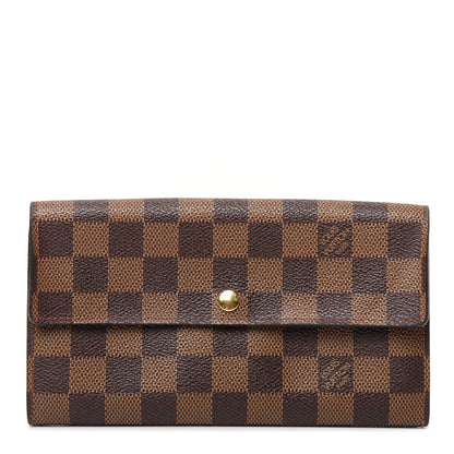 Louis Vuitton Damier Ebene Sarah Wallet 1 of 6