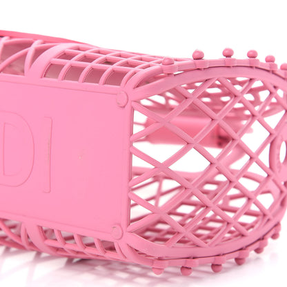 Fendi Recycled Plastic Vitello Liberty Matte Small Fendi Basket Rosa 10 of 10