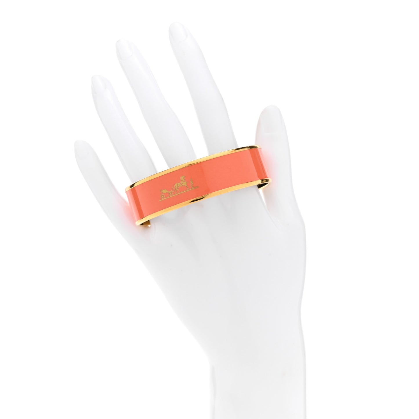Enamel Printed Caleche Wide Bracelet 70 Mango