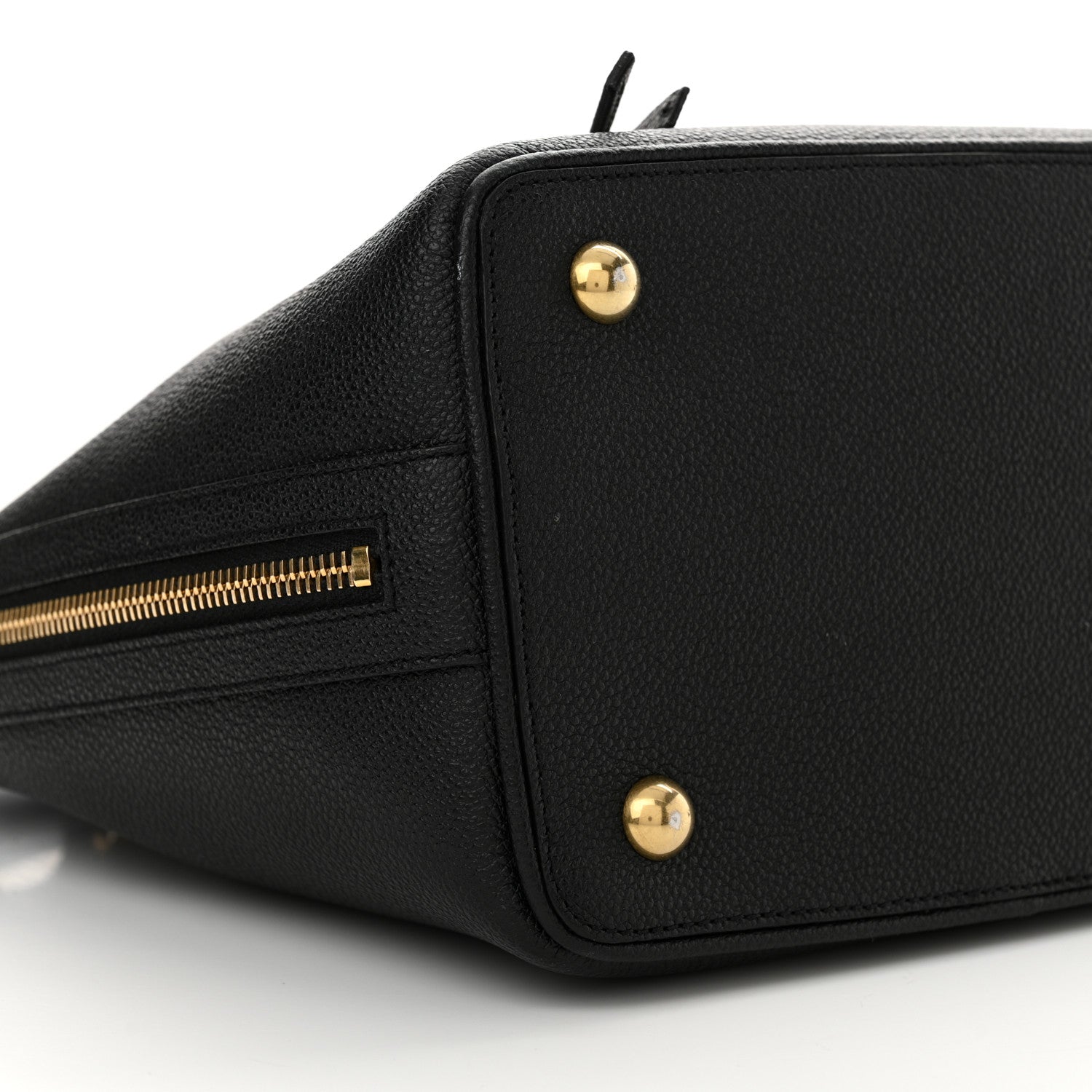 Saint Laurent Grained Calfskin Medium Emmanuelle Bucket Bag Black 9 of 15