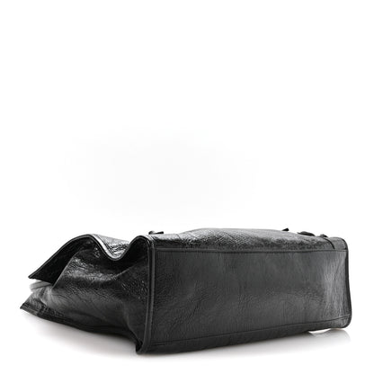 Balenciaga Agneau Arena Classic Hardware Medium Le City Tote Black 4 of 10