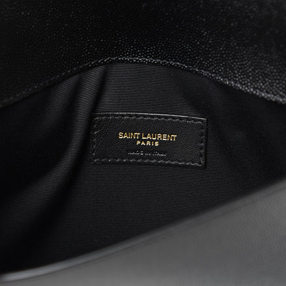 Saint Laurent Grain De Poudre Uptown Pouch Black 5 of 7